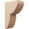 Ekena Millwork 12"W x 24"D x 36"H Classic Crestline Rough Cedar Woodgrain TimberThane Corbel, Primed Tan CORUR12X24X36CRERCPR - alternate 1